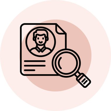 Kimliği simge vektör çizim