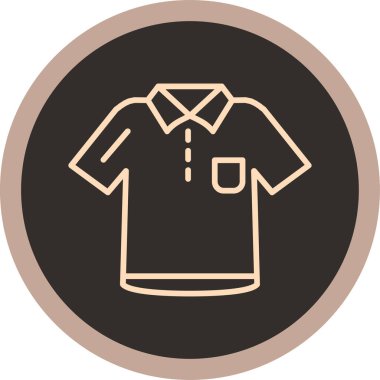 Gömlek. Web simgesi basit illüstrasyon