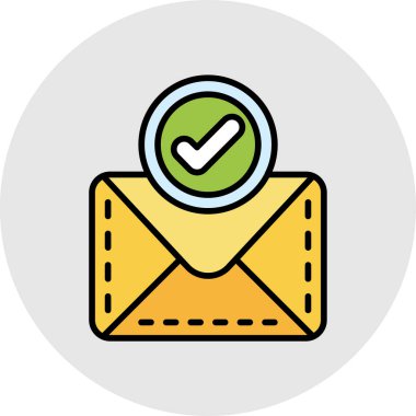 E- posta simgesi vektör illüstrasyonu