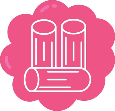 Haplar. Web simgesi basit illüstrasyon