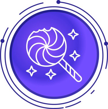 Şekerin vektör simgesi