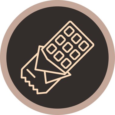 Patlamış mısır. Web simgesi basit illüstrasyon