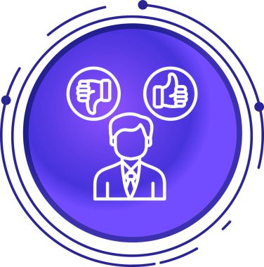 İş simgesinin vektör illüstrasyonu