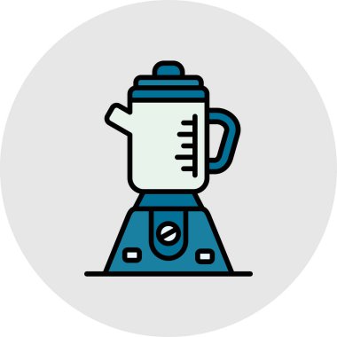 Modern b 'nin vektör illüstrasyonu kahve ikonundan yoksun