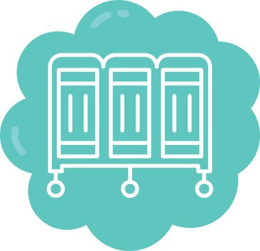 Alışveriş arabası ikon vektör illüstrasyonu