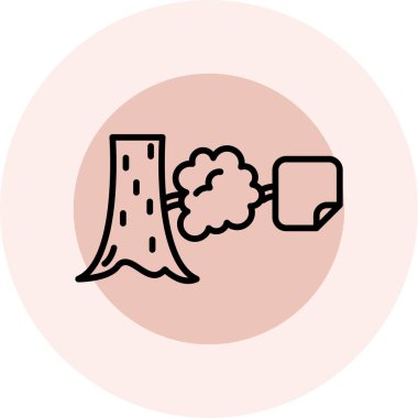 Ağaç simgesi. vektör illüstrasyonu