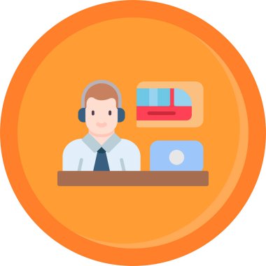 işletme yöneticisi vektör illüstrasyonu