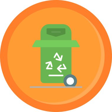 geri dönüşüm kutusu vektörü modern illüstrasyon