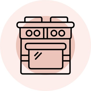 Gaz sobası simgesi, taslak biçimi