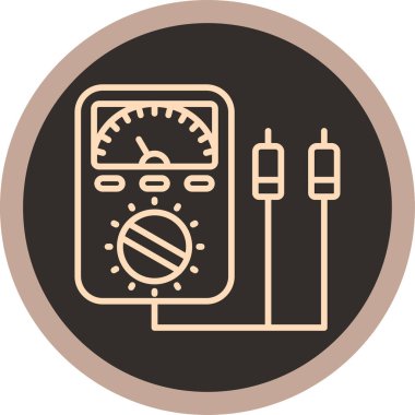 Kan sayacı ikonu. Web için kan sayacı vektör simgelerinin özet çizimi