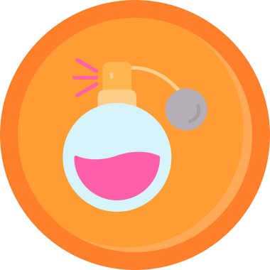 kozmetik şişe kutsal kişilerin resmi, vektör çizim