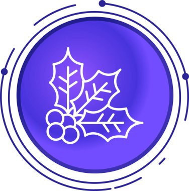 Kar Tanesi simgesi, vektör illüstrasyonu