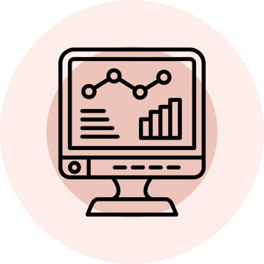 Modern dizüstü bilgisayar simgesinin vektör illüstrasyonu