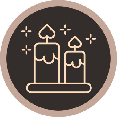 Mum. Web simgesi basit illüstrasyon