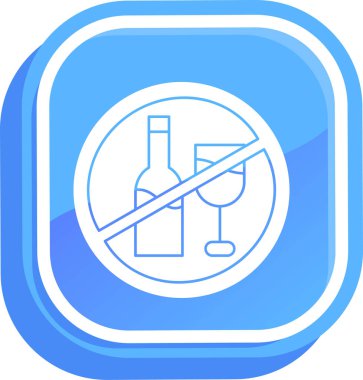 alkol içeceği ikon vektör illüstrasyonu