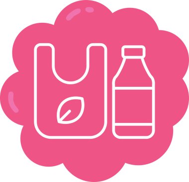 şişe içecek ikonu, vektör illüstrasyonu