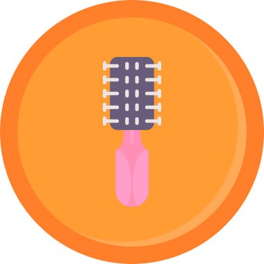 Saç. Web simgesi basit illüstrasyon