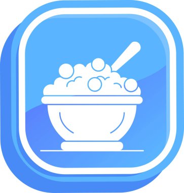 yiyecek ikonu vektör illüstrasyonu