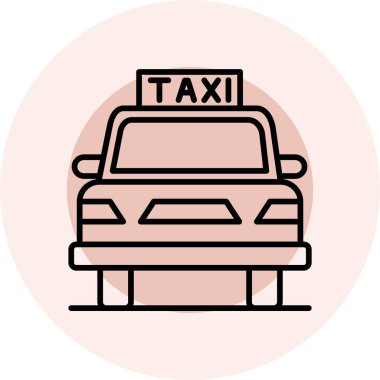 araba simgesi vektör illüstrasyonu