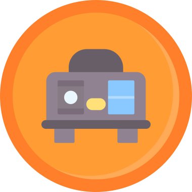 Kamera Simgesi Moda Biçiminde İzole Arkaplan