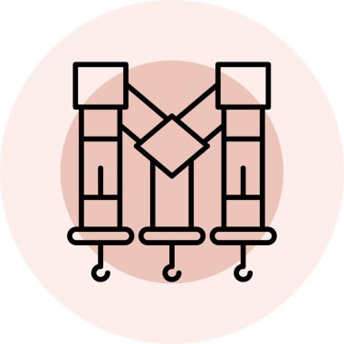 Modern eğitim ikonunun vektör illüstrasyonu