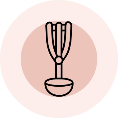 Çorba. Web simgesi basit illüstrasyon