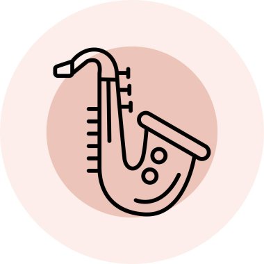 trompet ikonu vektör illüstrasyon grafik tasarımı