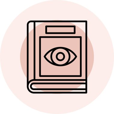 Göz. Web simgesi basit illüstrasyon