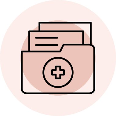 İlk yardım çantası. Web simgesi