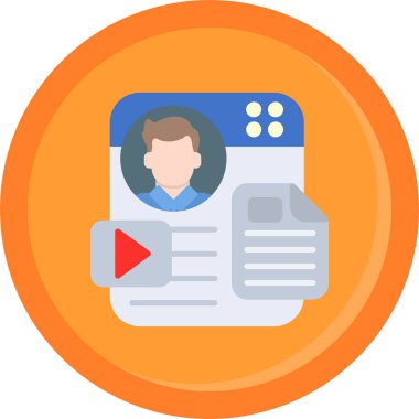 video konferans simgesi, vektör illüstrasyon tasarımı