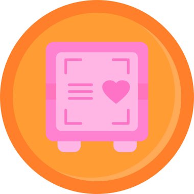 Kart. Web simgesi basit illüstrasyon