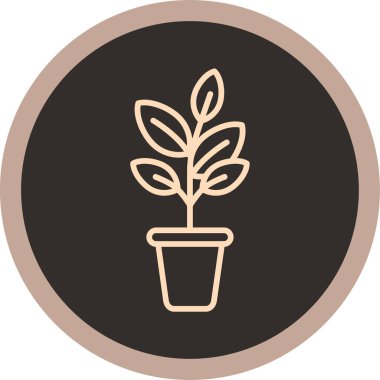 çiçek simgesi vektör illüstrasyonu