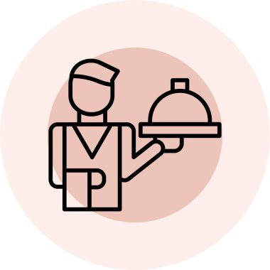 Şef simge vektör illüstrasyonu