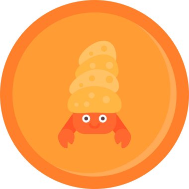 Mantar. Web simgesi basit illüstrasyon