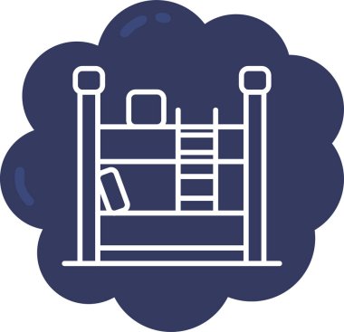 Mobilya simgesinin vektör illüstrasyonu