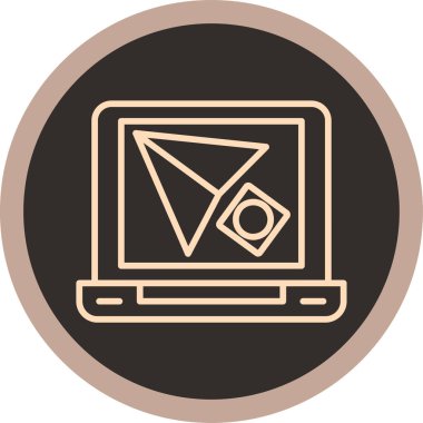 seo modern simgesinin vektör illüstrasyonu