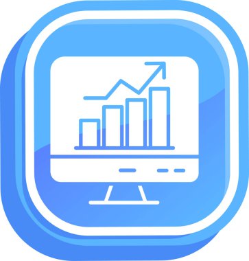 Mavi ve beyaz arkaplanın vektör çizimi