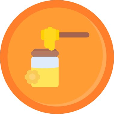 Şişe cam ikonu düz bir şekilde iç