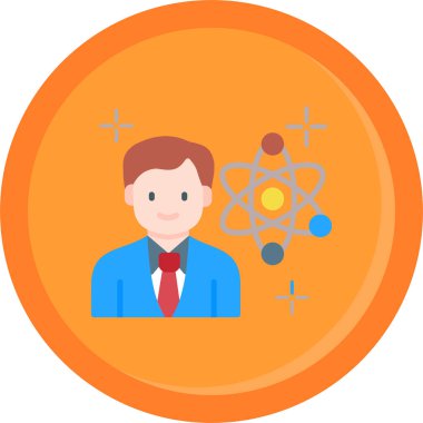 İş Adamı Düz Vektör Simgesi