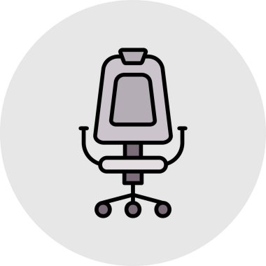 sandalye simgesi çizimi