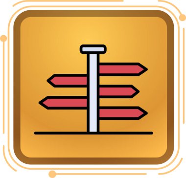 Termometre simgesi, basit vektör çizim