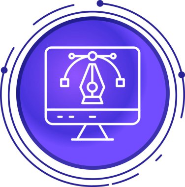 seo modern simgesinin vektör illüstrasyonu