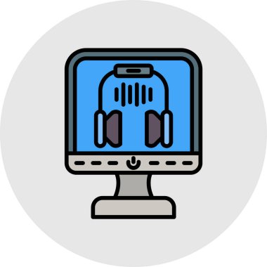 bilgisayar simgesi vektör illüstrasyonu