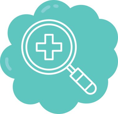 tıbbi ve sağlık renkli vektör simgesi.