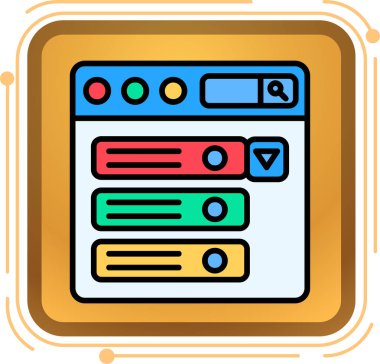 bilgisayar donanım teknolojisi simgesi