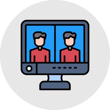 bilgisayar simgesi vektör illüstrasyonu