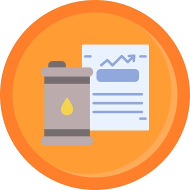 yağ ikonu vektör illüstrasyonu