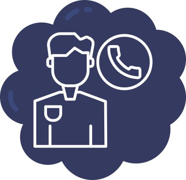 Çağrı merkezi. Basit resimleme