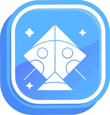 Vektör roket simgesi, basit vektör illüstrasyonu