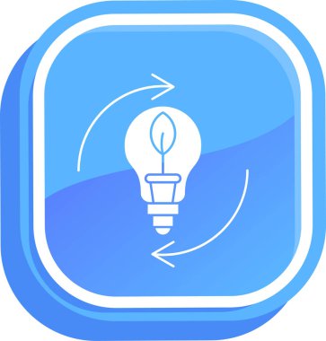 Fikir simgesi vektör illüstrasyonu